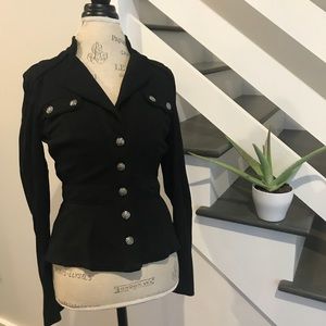 Black military blazer